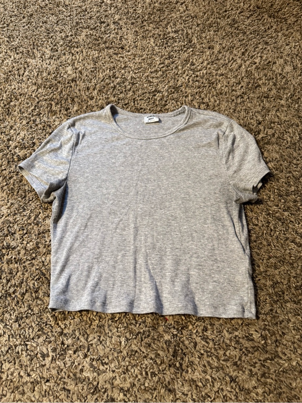 Sunday Best Gray Short Sleeve Tee